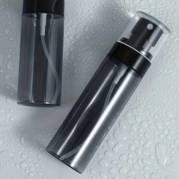 Leak-Proof Black Perfume Atomizer with White Cap