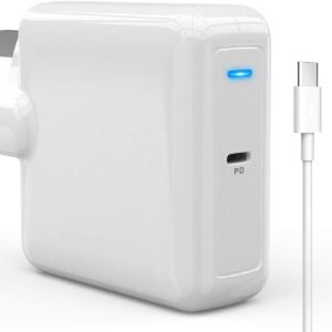87W Type-C Charger with UK plug supports fast charging